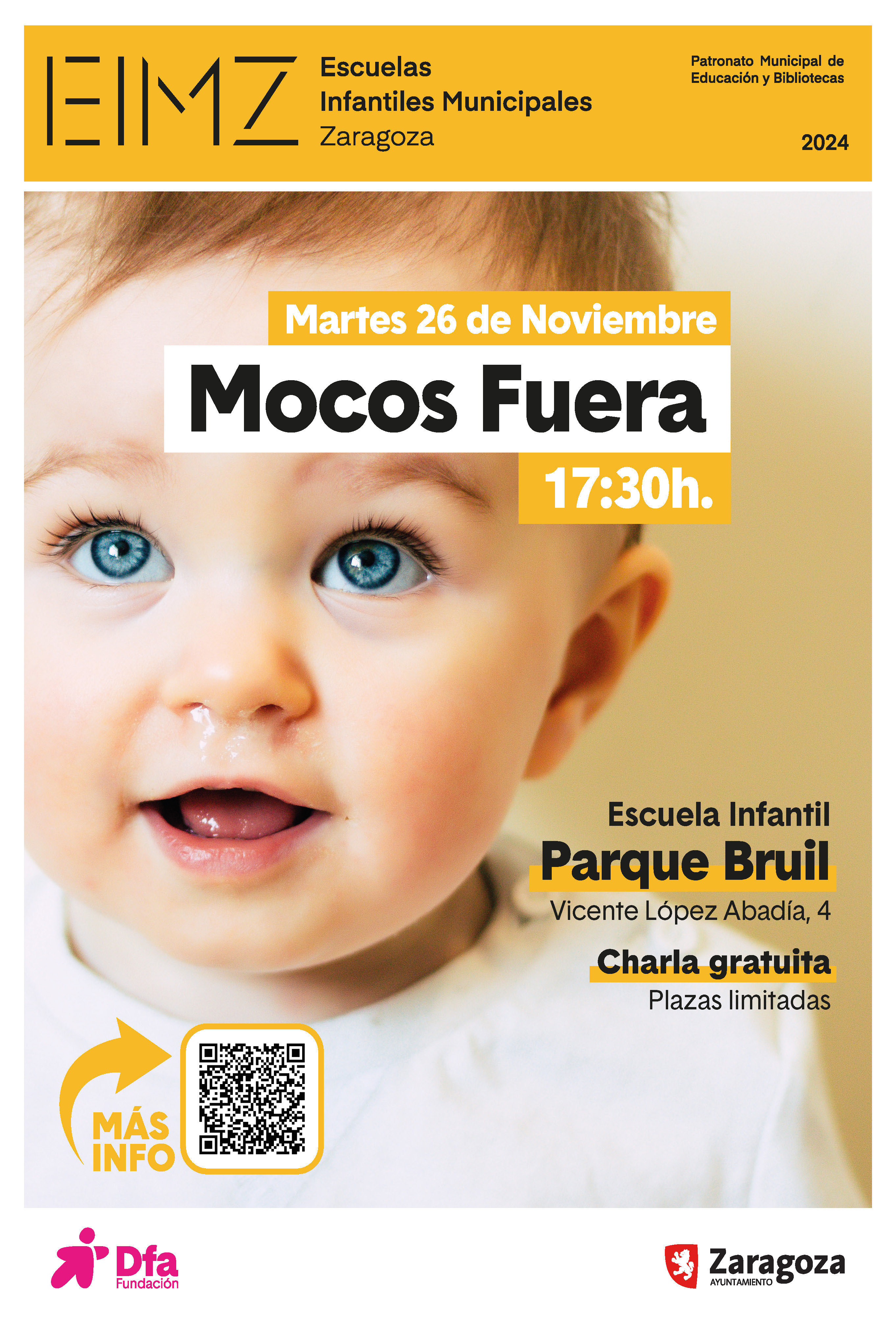 Cartel Mocos fuera