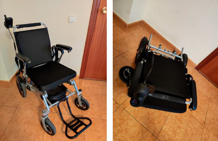 Silla de ruedas plegable a la venta