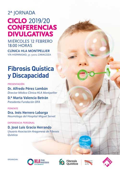 Segunda charla del Ciclo de Conferencias Divulgativas 2019/2020: Fibrosis Quística y Discapacidad