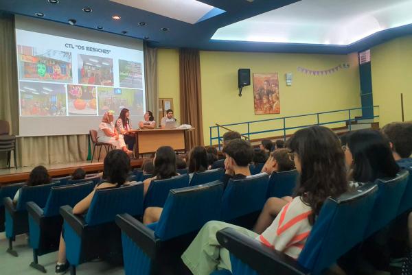 Sesión informativa en el Colegio El Pilar Maristas